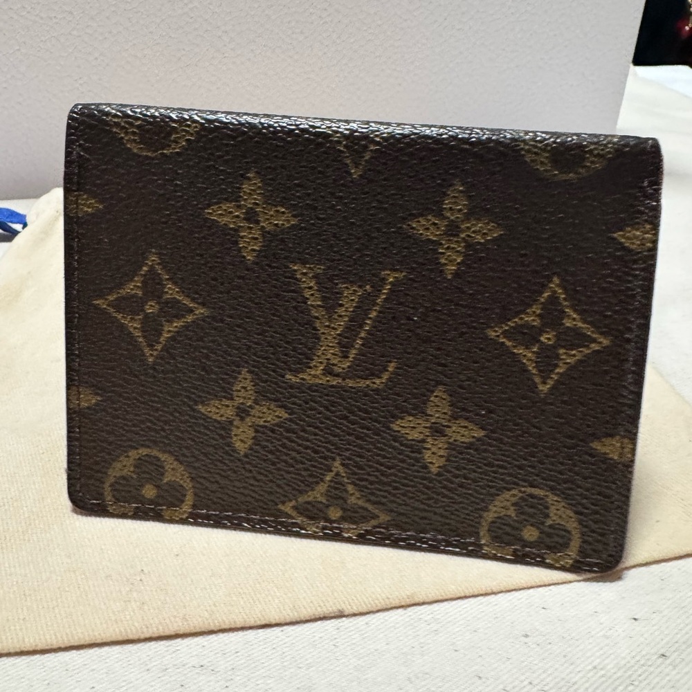 Louis Vuitton Brown Monogram Slim Card Sleeve